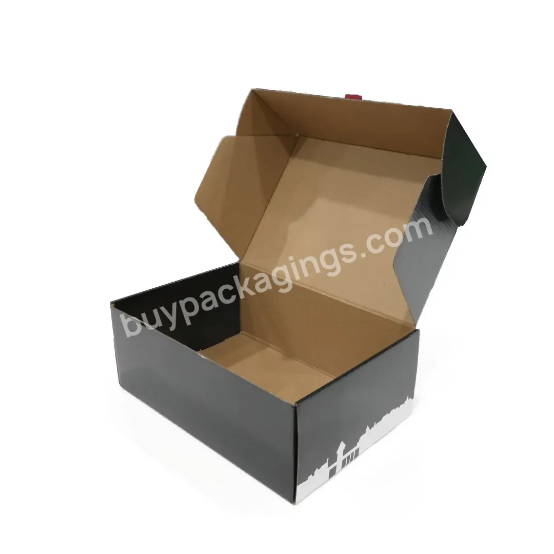 Custom Printed Design Roll End Mailing Box Folding Corrugated Cardboard Paper Mailer Box Packaging