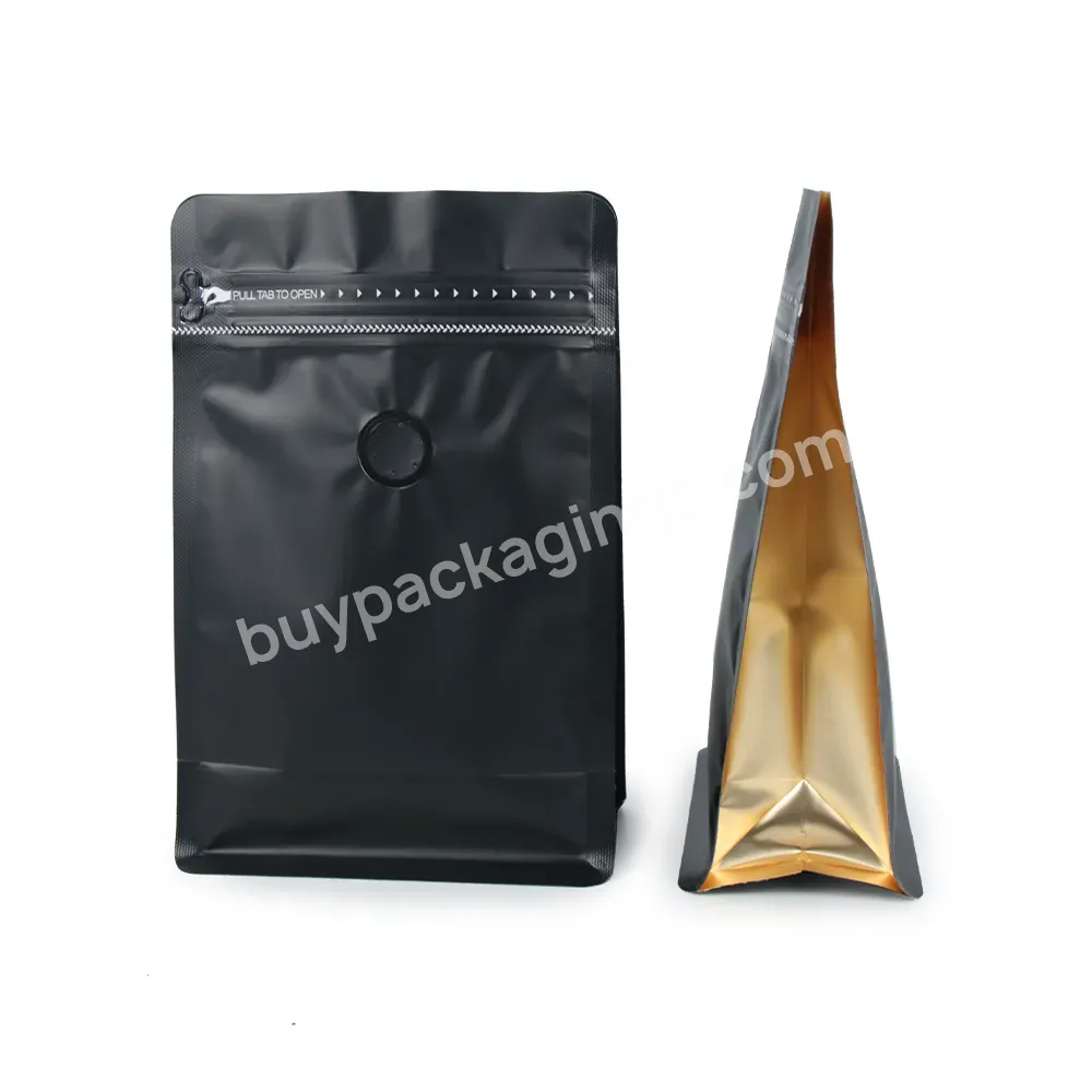 Custom Printed Disposable In Box With Valve Dispenser Mylar Eco Friendly Filter Flat Bottom Coffee Drip Bag