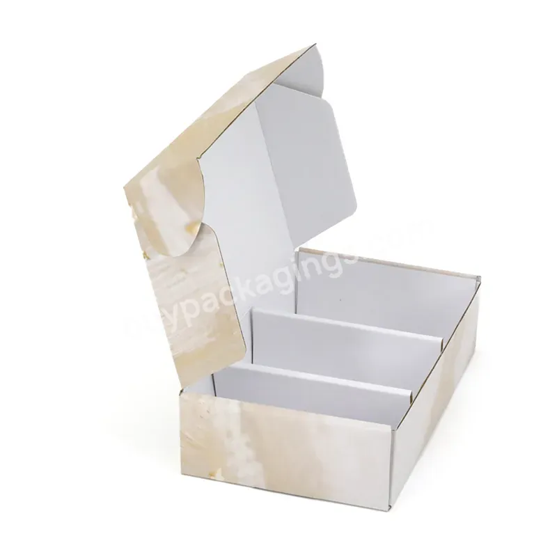 Custom Printed Eco Friendly Recycled Craft Corrugated Cardboard Box Packaging Mailer Box For Shipping Paper Boxes