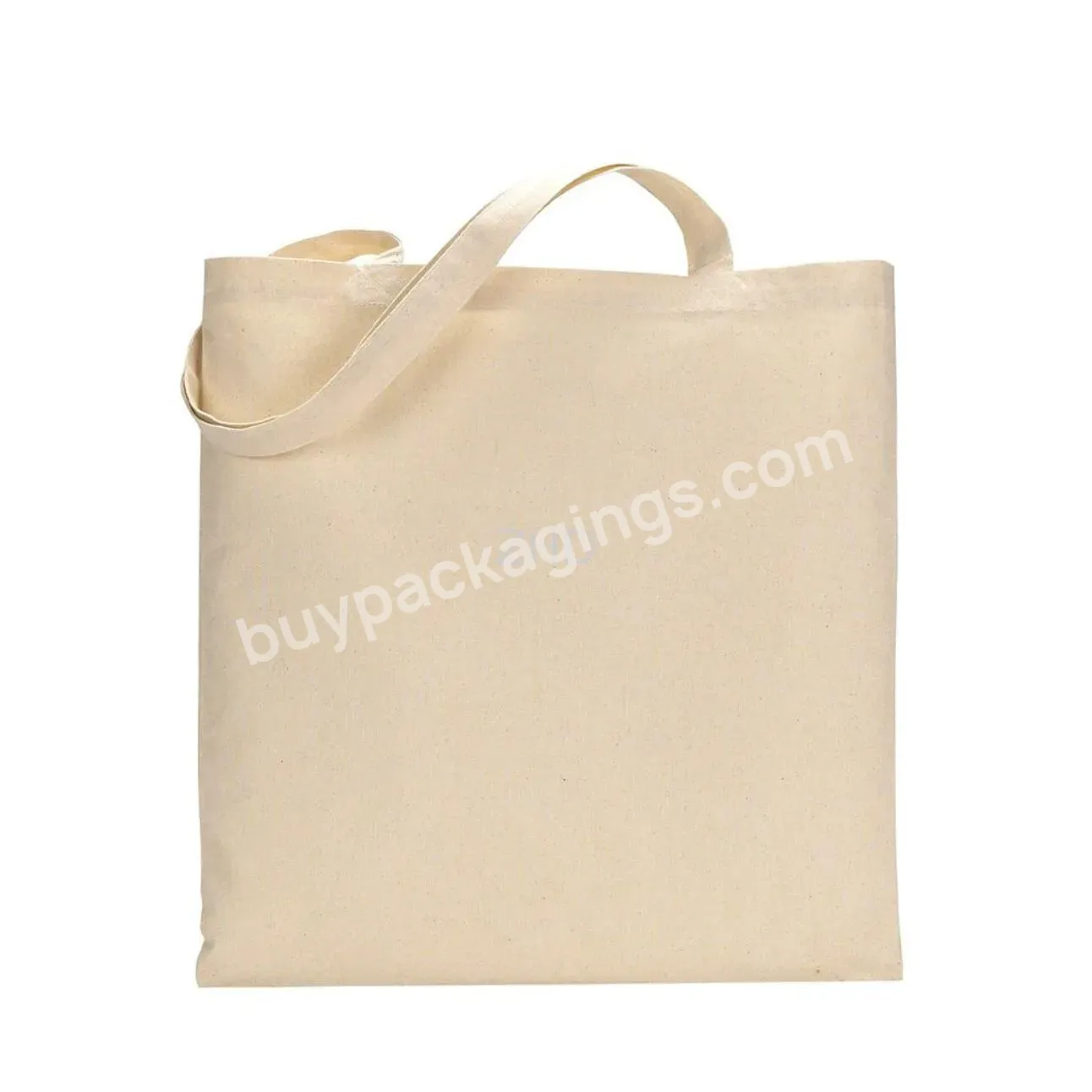 Custom Printed Eco Recycled Blank Shopping Bag Plain Organic Cotton Canvas Tote Bag With Logo