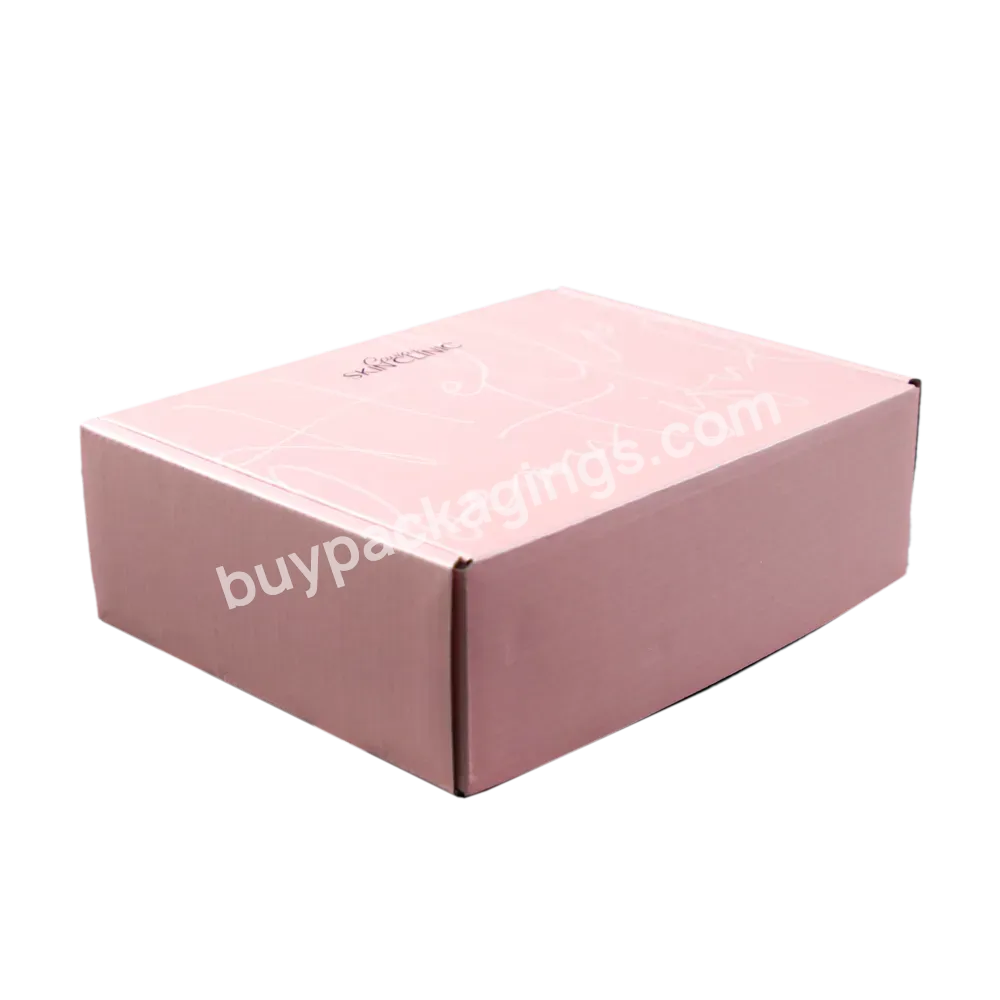 Custom Printed Ecommerce Mail Mailer Mailing Shipping Cosmetic Makeup Beauty Luxury Gift Pr Packaging Corrugated Kraft Paper Box