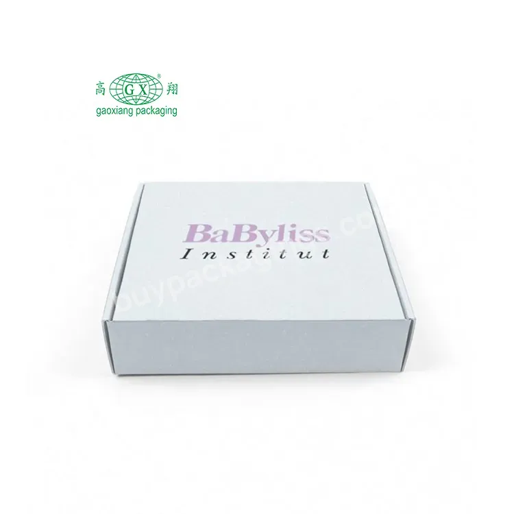 Custom Printed Ecommerce Mail Shipping Cosmetic Makeup Luxury Gift Corrugated Kraft Paper Box