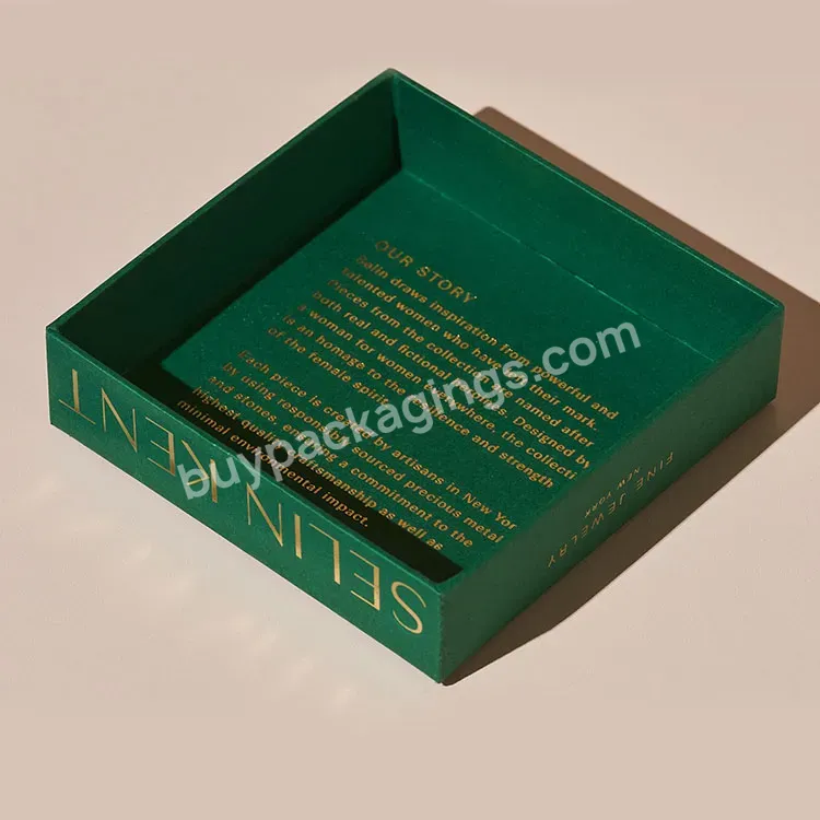 Custom Printed Factory Luxury Earring Box Earring Packaging Box Paper Jewelry Box