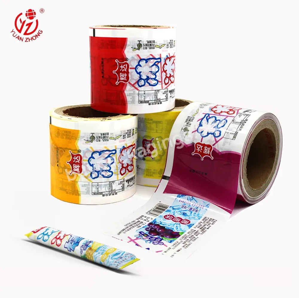 Custom Printed Food Packaging Laminated Material Plastic Fim Oem&odm Nylon Ice Cream Packaging Film Roll