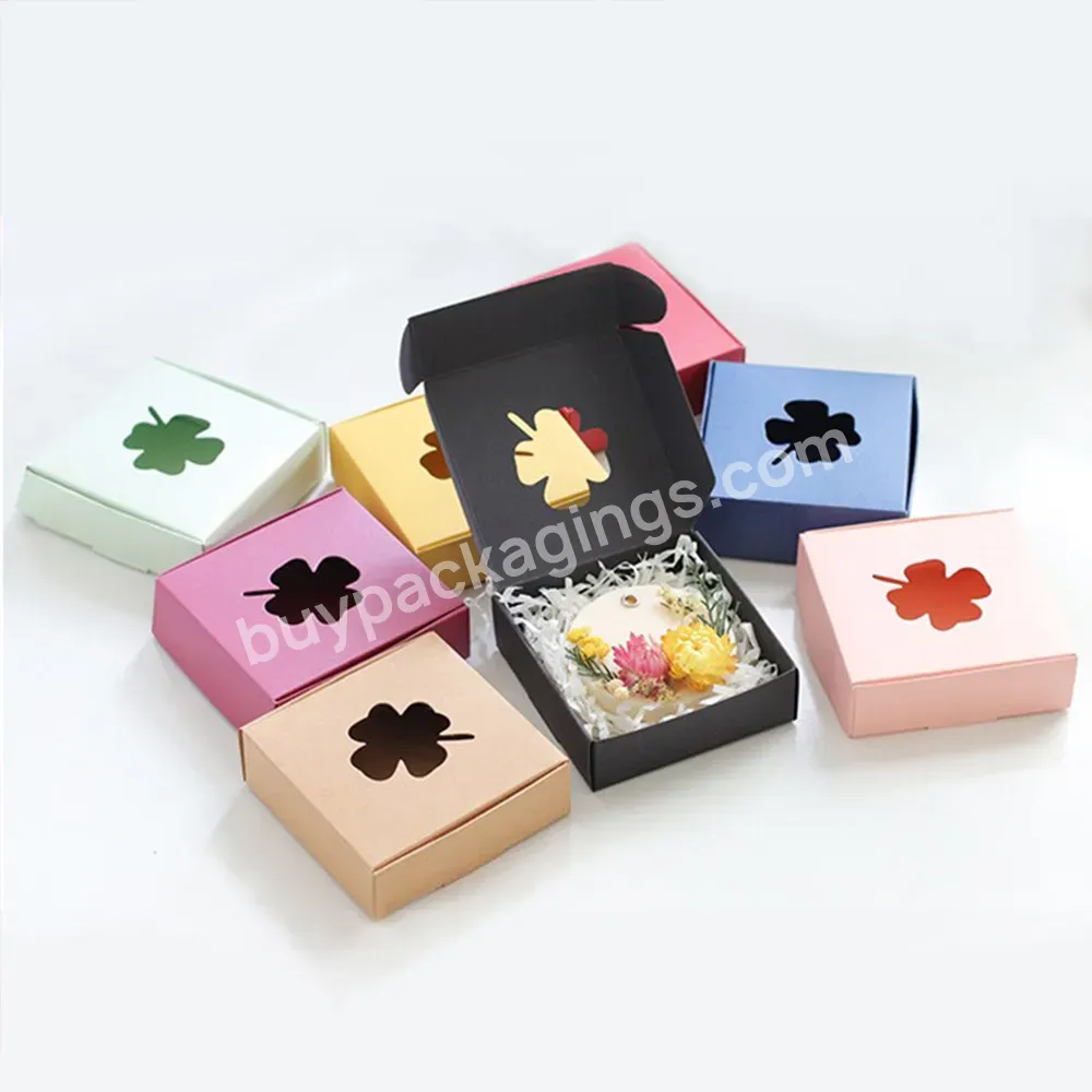 Custom Printed Handmade Soap Packaging Box Fenestration Hollowed Out Personality Customized Gift Box Soap Paper Box