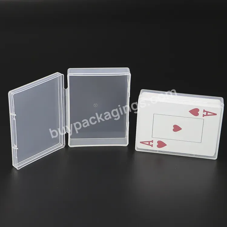 Custom Printed Logo Collection Cards Tarot Playing Game Card Box Tcg Oracle Clear Plastic Card Deck Case For Pokemon Poker