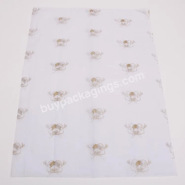 Custom Printed Logo Gift Wrapping Paper Clothing Tissue Paper