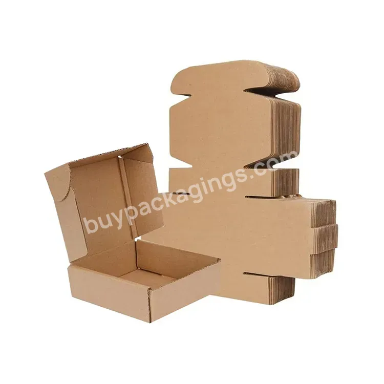 Custom Printed Logo Mailer Pr Boxes Gift Packing Cosmetic Clothing Packaging Corrugated Shipping Box