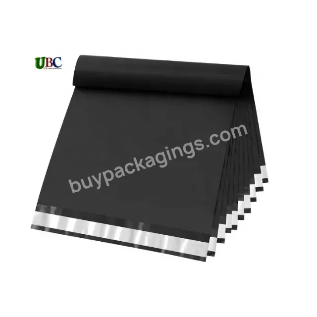 Custom Printed Logo Poly Mailers 100% New Material Black Mailing Bag Eco-friendly Poli Postage Envelops Free Sample For Sale