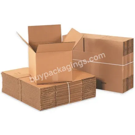 Custom Printed Logo Pr Packaging Mailer Shipping Moving Cardboard Corrugated Paper Box For Clothing Suit T Shirt Garment Apparel