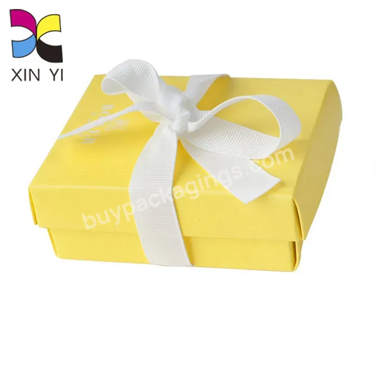 Custom Printed Logo Small Paper Cardboard Holiday Gift Cake Box Nuts Box