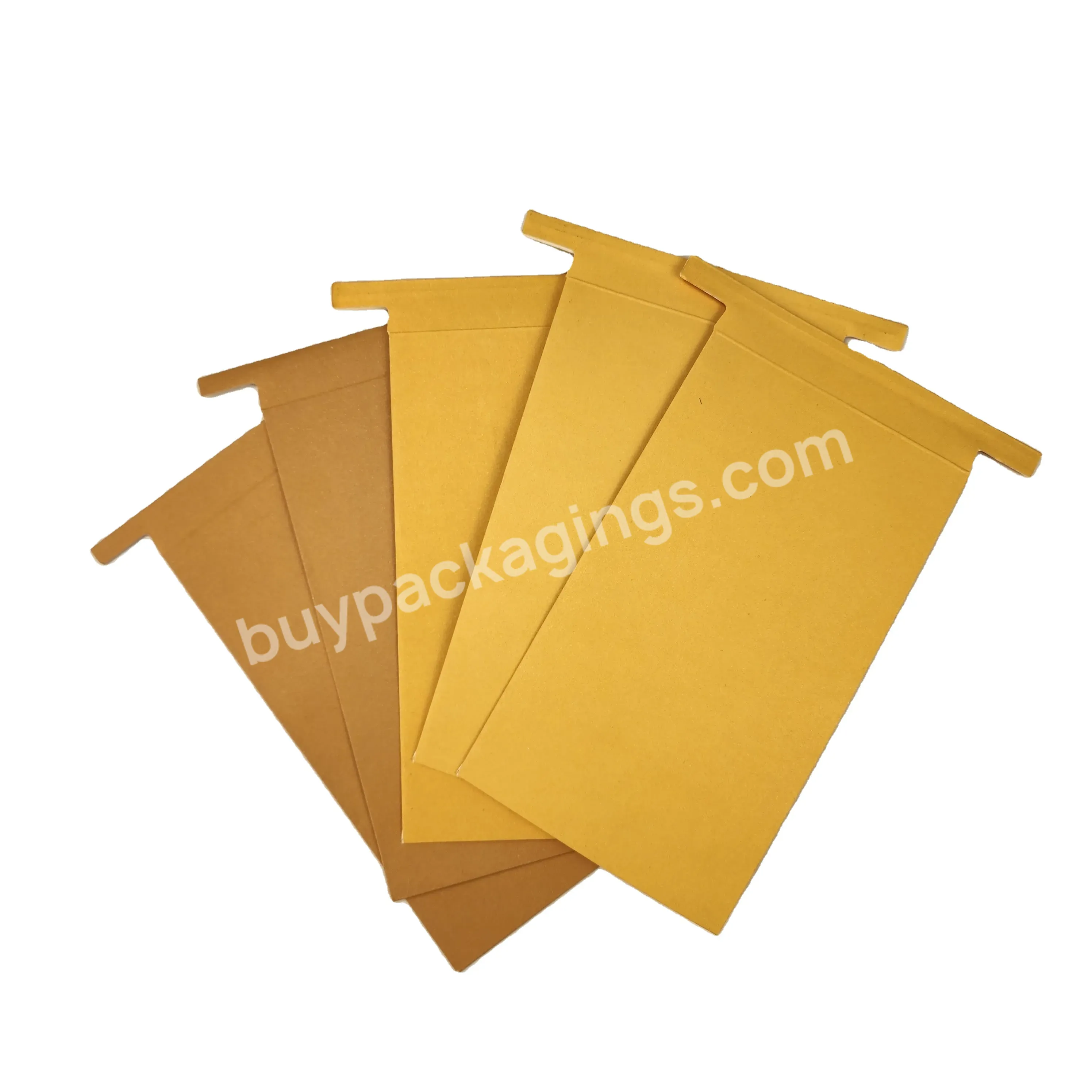 Custom Printed Logo Soil Packaging Kraft Paper Envelop With Tin Tie Sealing