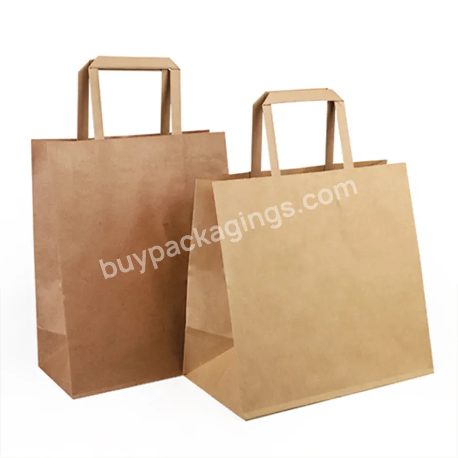 Custom Printed Logo Various Color Luxury Clothes Store Packaging Gift Craft Shopping Paper Bags With Handles