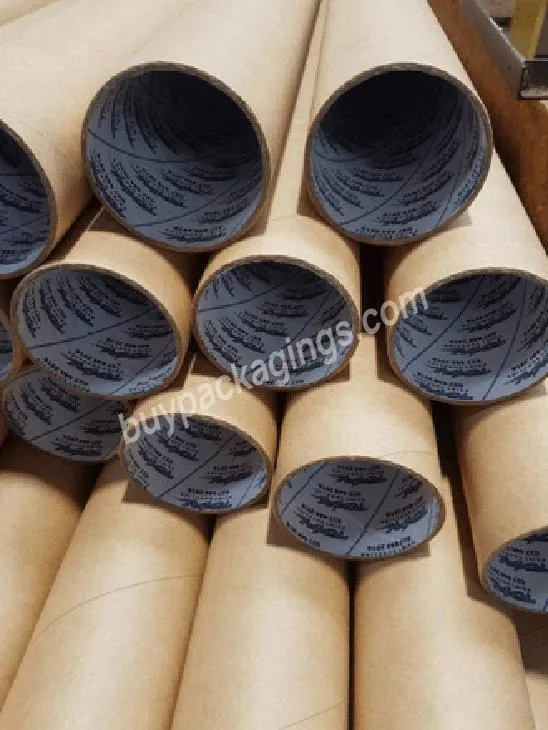 custom printed long mailing cardboard tubes personable heavy duty shipping tube with black logo print