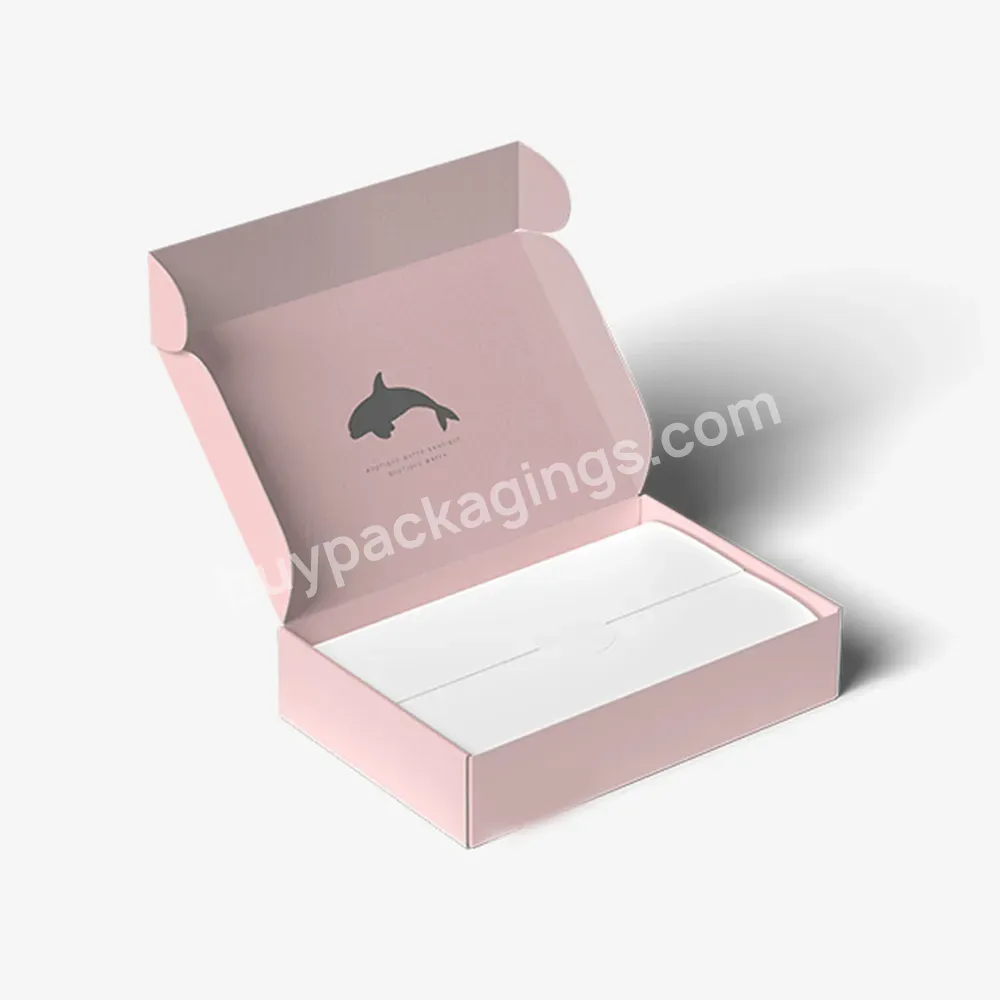Custom Printed Luxury Mailer Shipping Gift Box Garment Packaging Boxes Storage Boxes For Clothes Underwear