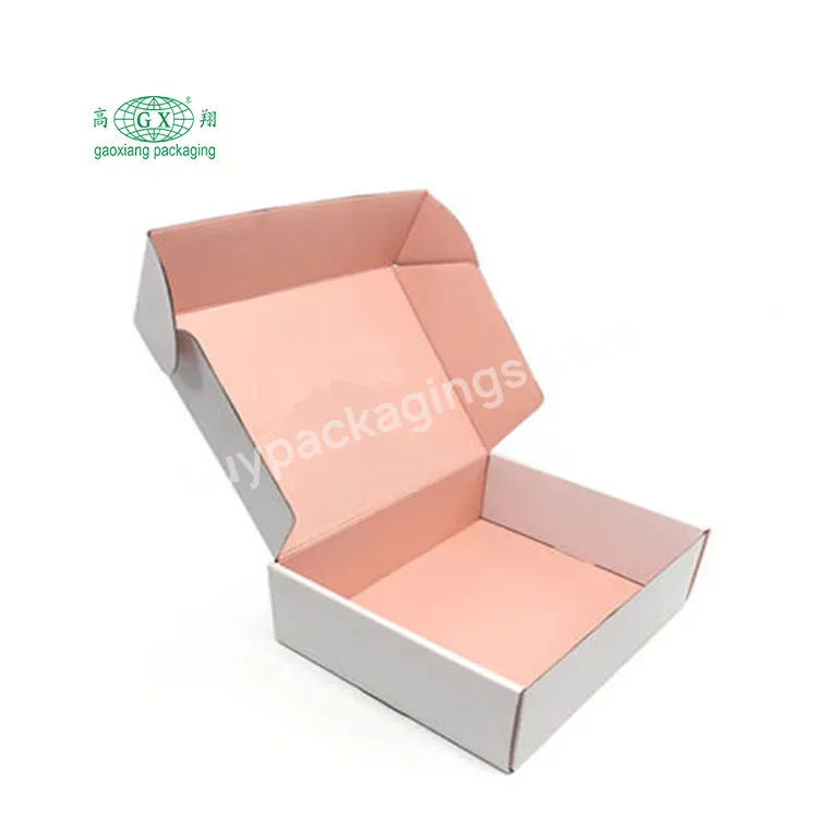 Custom Printed Mailer Shipping Carton Paper Corrugated Box Foldable Postal Delivery Corrugated Paper Box