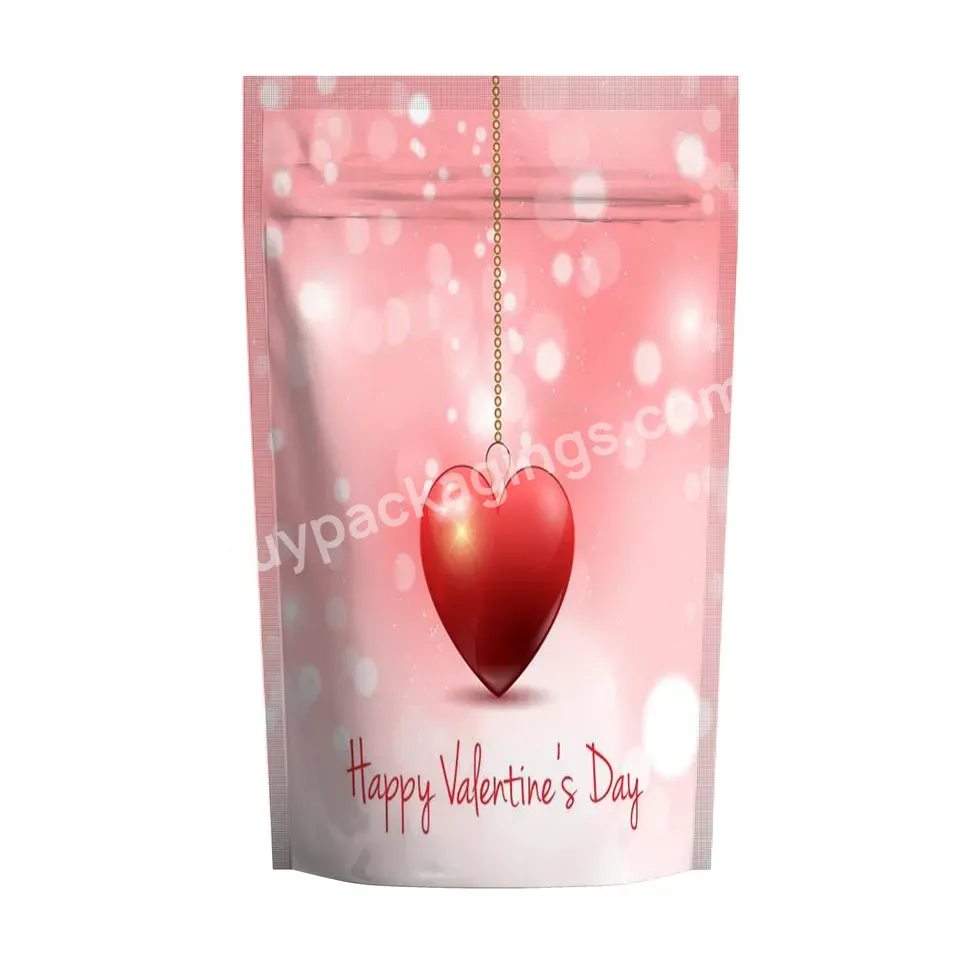 Custom Printed Matte Zippered Polyester Film Bag Upright Packaging Can Be Resealed To Prevent Odor