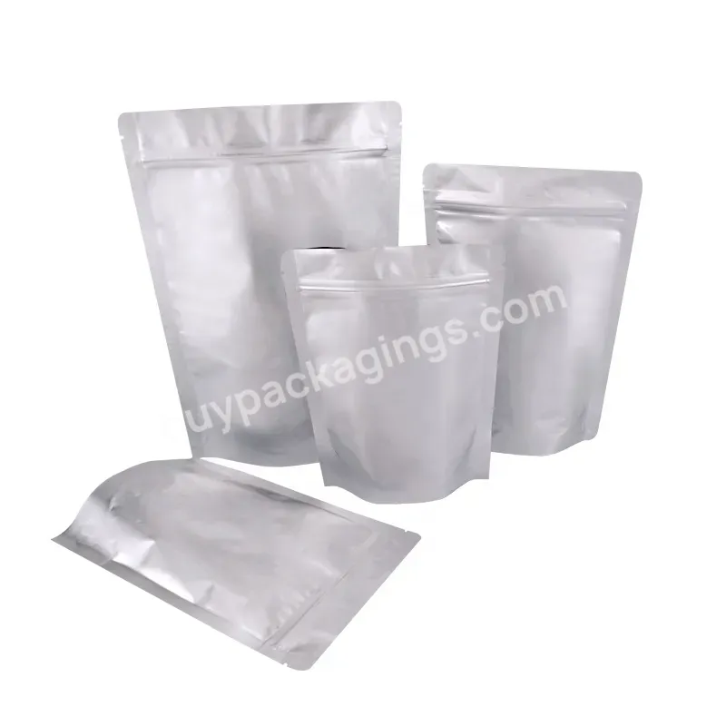 Custom Printed Mylar Bag 1 Gallon Aluminum Foil Stand Up Zipper Bag For Rice,Grain Food Storage