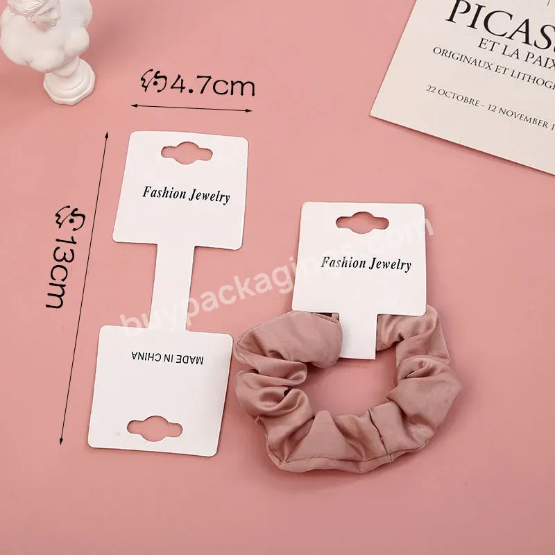 Custom Printed Paper Packaging Card With Logo Hair Clip Accessories Display Card For Hair Band - Buy Hair Accessories Tags,Hair Accessories Packaging Card,Custom Hair Band Card.