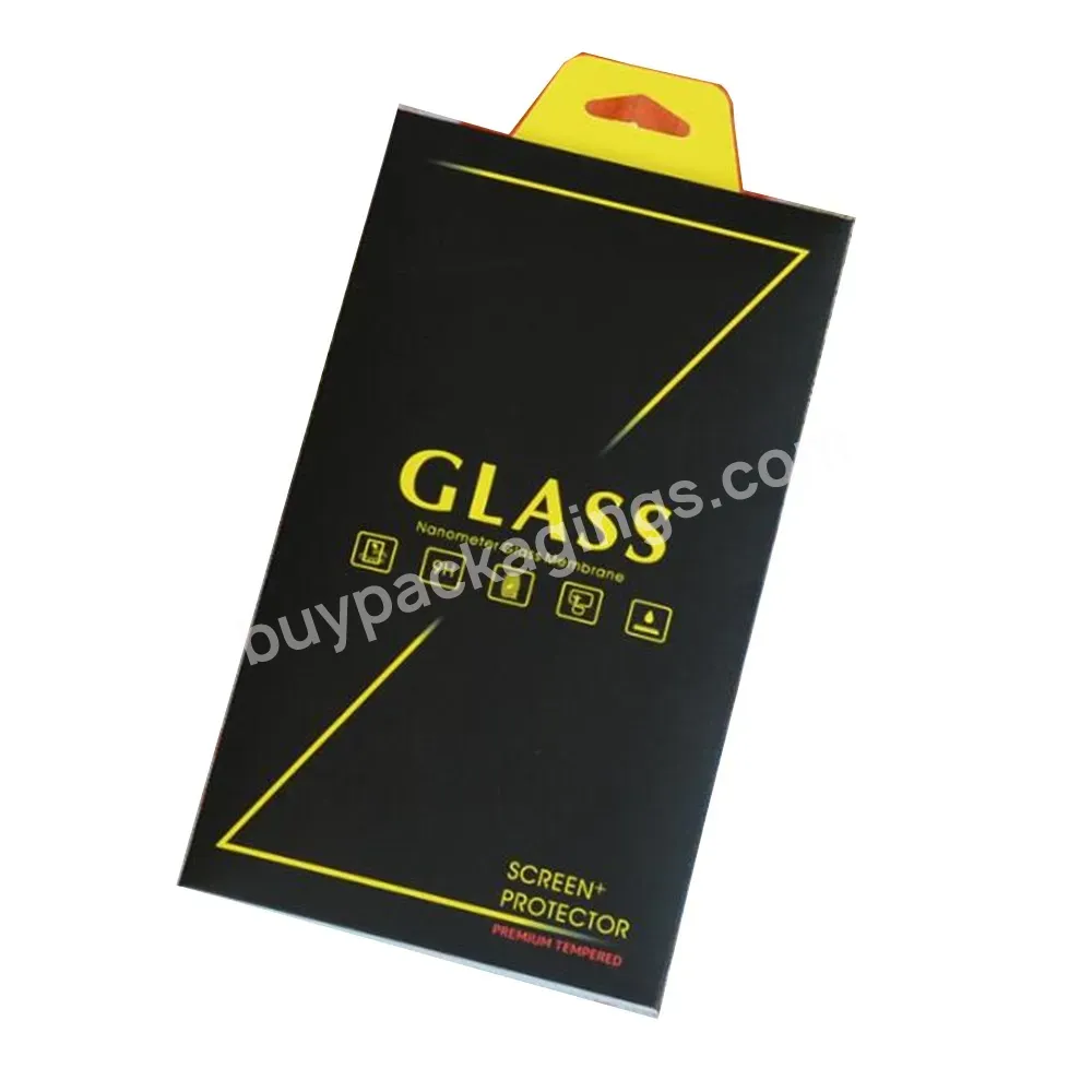 Custom Printed Paper Retail Envelop Tempered Glass Screen Protector Packaging Box