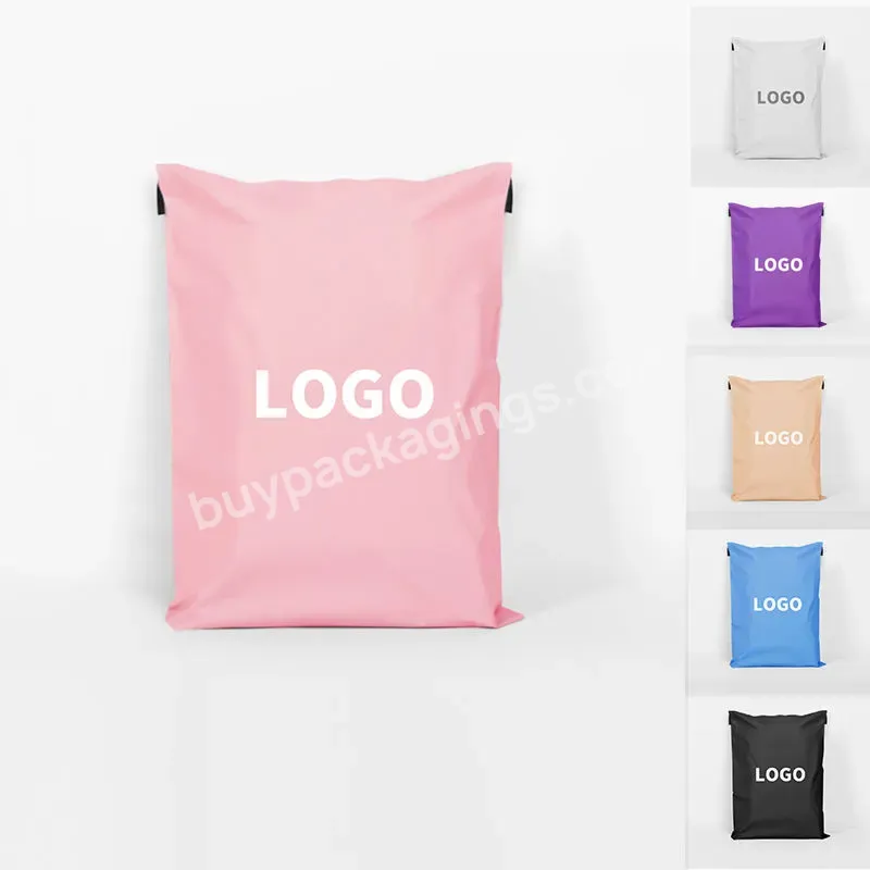 Custom Printed Pink Plastic Packaging Shipping Postage Poly Mailers Polymailer Mailing Bags For Clothes