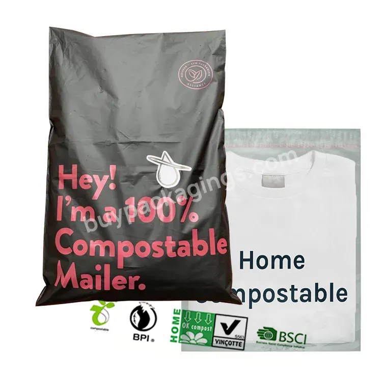 Custom Printed Plant Based Express Courier Package Compostable Poly Mailers Shipping Envelopes Plastic Mailing Bags For Clothing - Buy Biodegradable Plastic Mailing Bags,Sustainable Poly Mailers Shipping Envelopes,Compostable Poly Mailers.