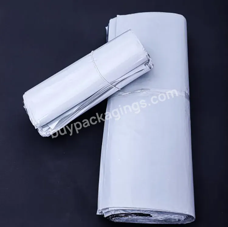 Custom Printed Plastic Film Packaging Bag 0.12mm Black Clothing Shipping Package