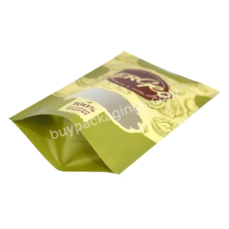 Custom Printed Plastic Food Packaging Heat Sealable Bag/ Food Storage Bag With Zip