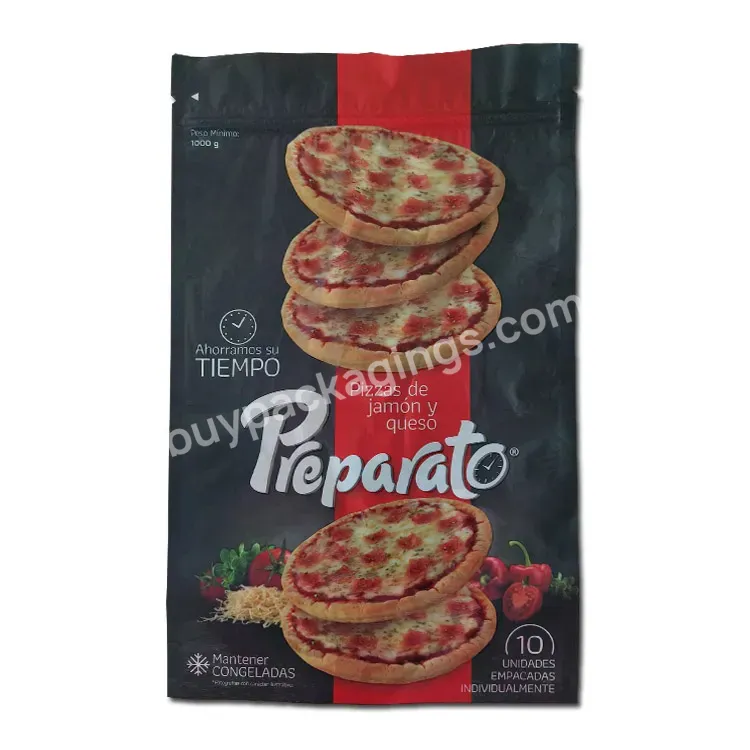 Custom Printed Plastic Stand-up Pouches Pizza Food Packaging Bags With Zipper - Buy Stand Up Pouches,Pizza Packaging Bag,Custom Printed Food Packaging Bags.