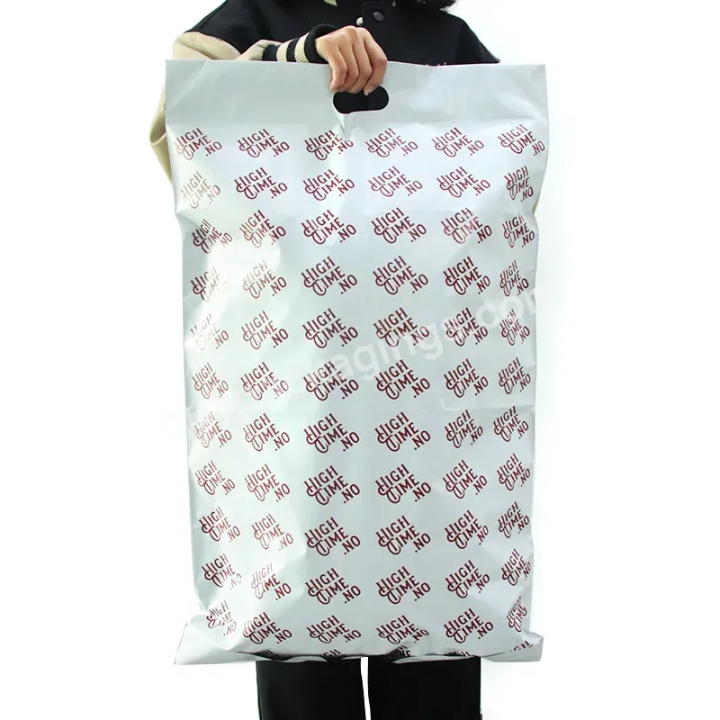 Custom Printed Poly Shipping Mailer Bags With Die Cut Handle Super Large Poly Mailers Clothing Packaging Bags With Self Adhesion - Buy Large Poly Mailer Bags With Handle,Custom Printed Plastic Mailing Bags With Handle Garment Clothing Large Mailers C