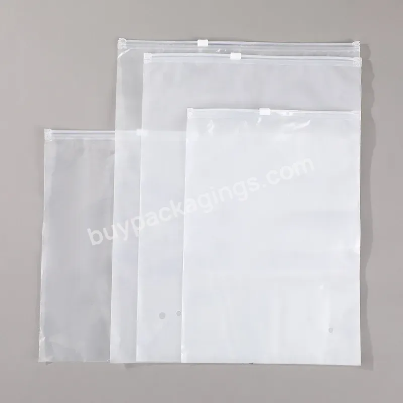 Custom Printed Poly Zipper Bag Cpe Frosted Zipper Ziplock Bags Shipping Bags For Clothing Waterproof