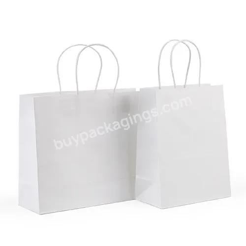 Custom Printed Private Logo Stock Clothing Luxury Eco Friendly Wedding Gift Paper Bag