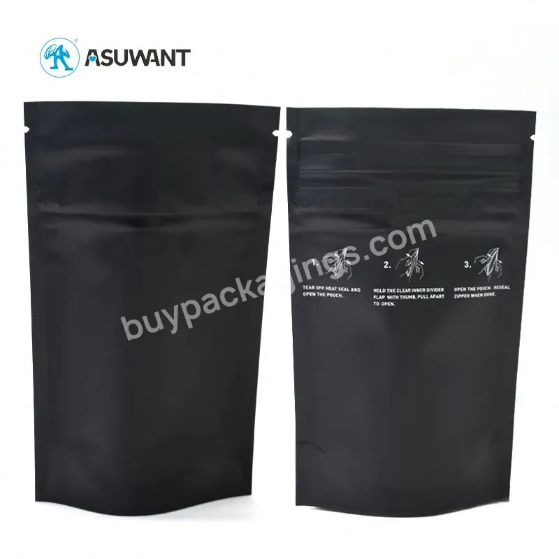 Custom Printed Resealable Foil Mylar Bag Clear Small Smell Proof Packaging Bags