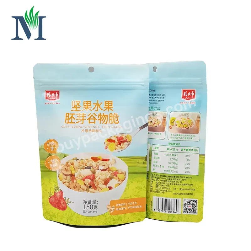 Custom Printed Resealable Matte Window Standup Pouch With Zipper Top Snack Food Packaging For Dry Fruit Dried Meat - Buy Custom Printed Matte Stand Up Pouch Aluminum Foil Mylar Bag Tea Food Packaging Plastic Bags With Ziplock,Factory Custom Digitally