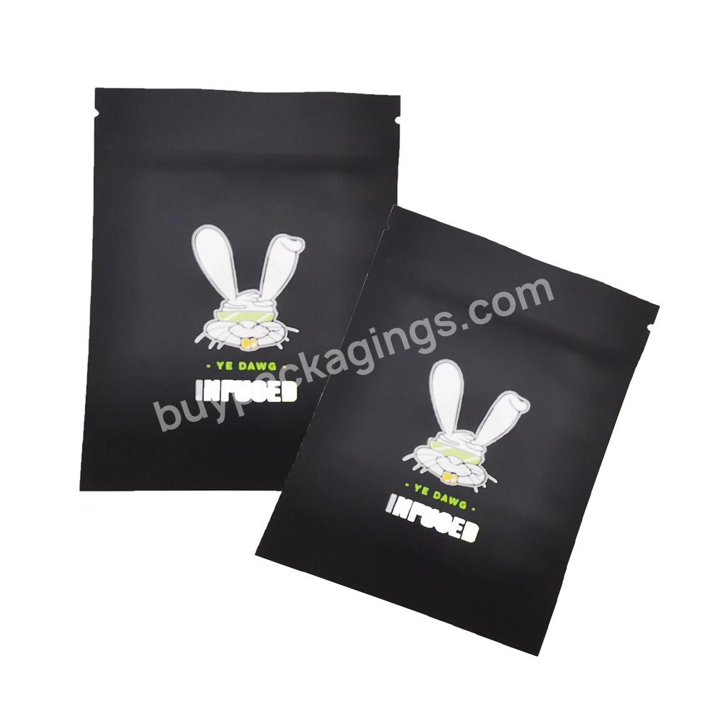 Custom Printed Resealable Smell Proof Plastic Laminated Mylar Packaging Bags For Food