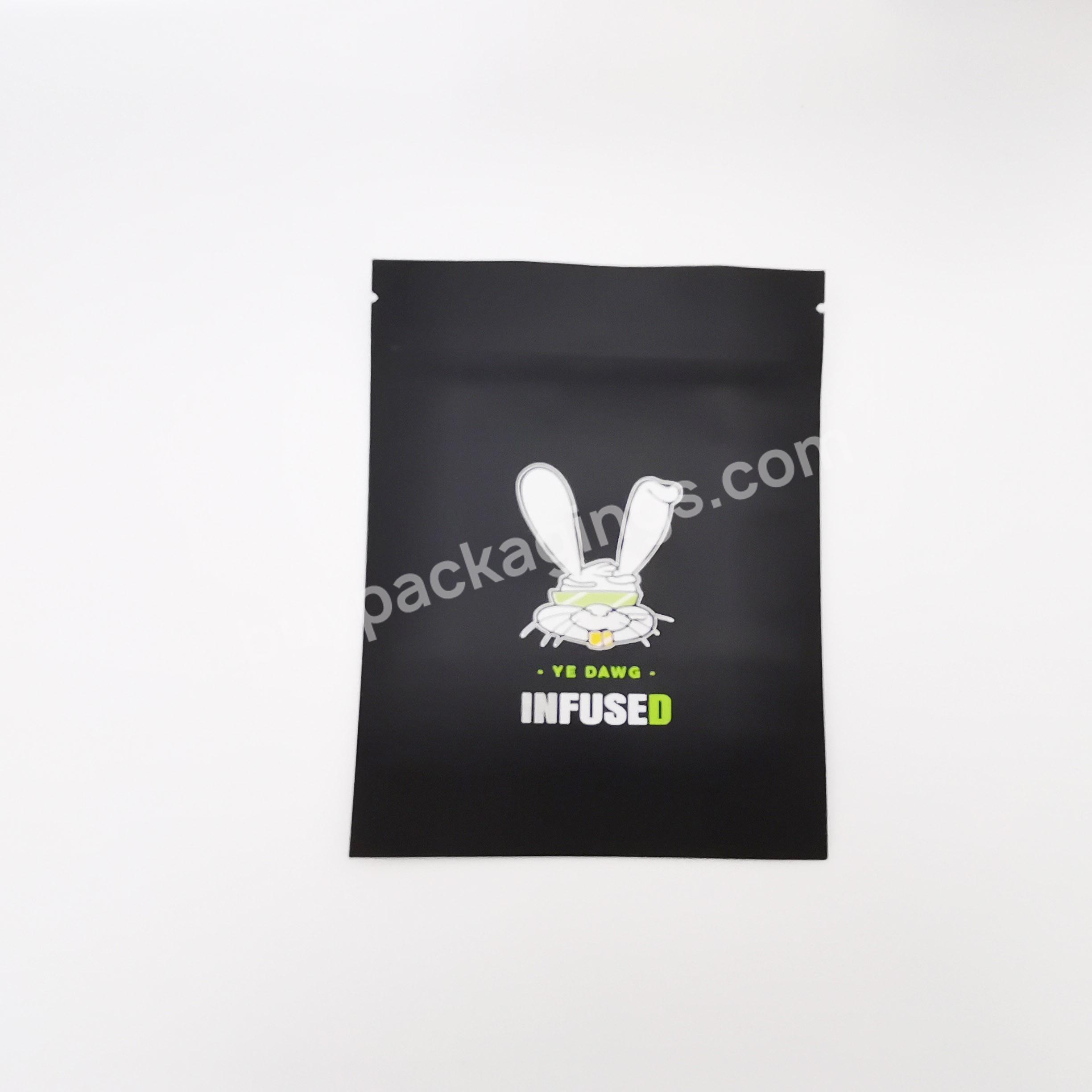 Custom Printed Resealable Smell Proof Plastic Laminated Mylar Packaging Bags For Food