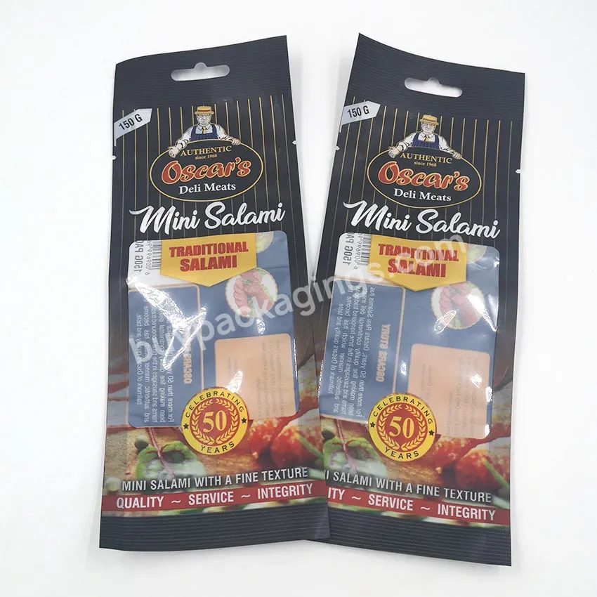 Custom Printed Retort Pouch Food Packaging Plastic Vacuum Packaging Bag For Ham Meat