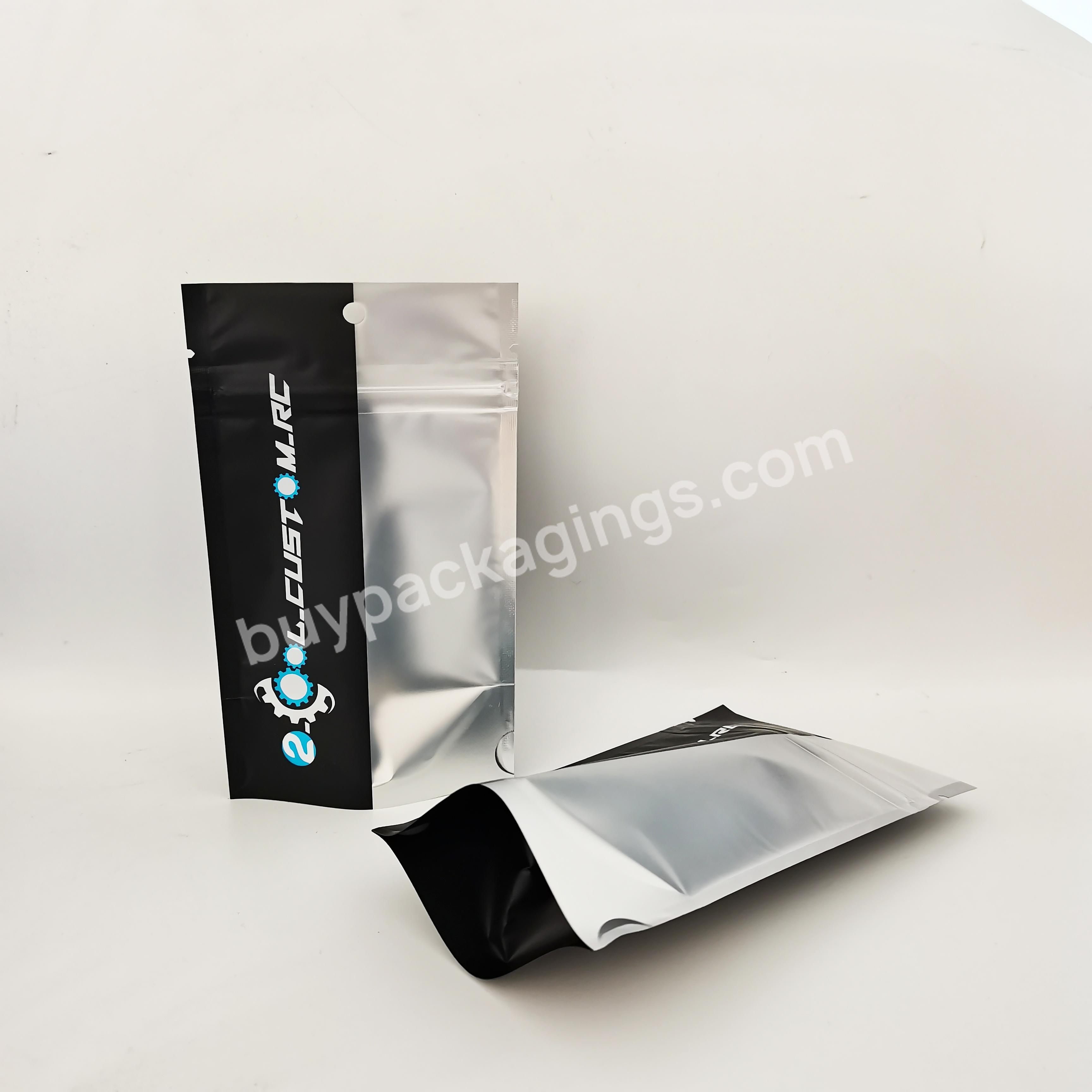 Custom Printed Reusable Stand Up Plastic Mobile Phone Case Packaging Bags With Zipper