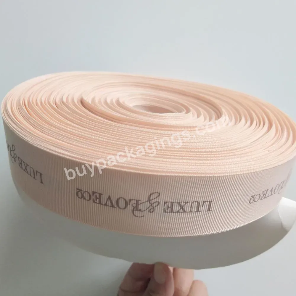 Custom Printed Silk Ribbon Satin Ribbon Tape Grosgrain Ribbon With Logo - Buy Silk Ribbon,Grosgrain Ribbon With Logo,Custom Satin Ribbon Tape.