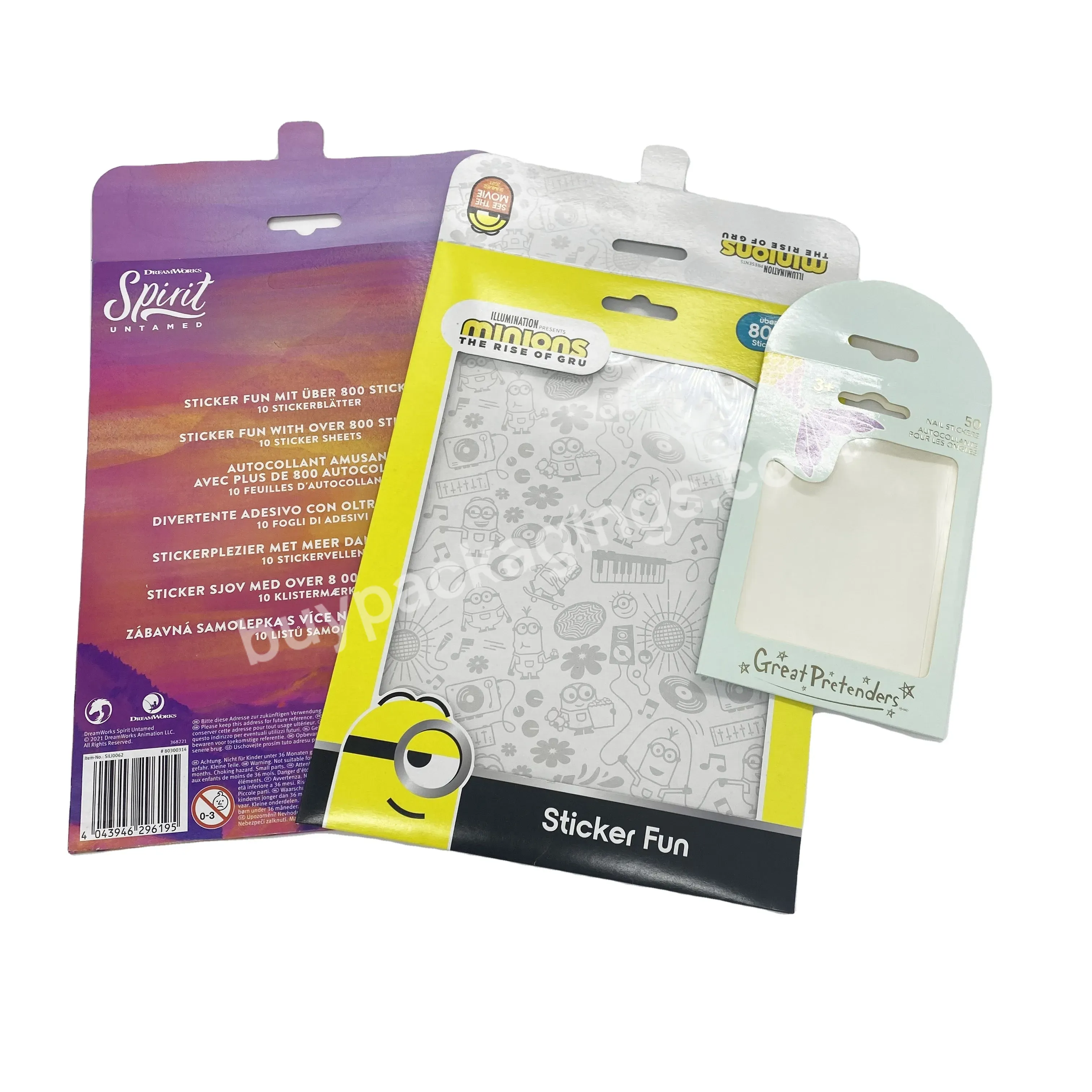 Custom Printed Single Eyeshadow Jewelry Accessory Packaging Envelope With Transparent Window