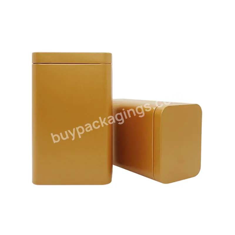 Custom Printed Size Chocolate Biscuit Tea Leaf Tinplate Square Metal Tin Box