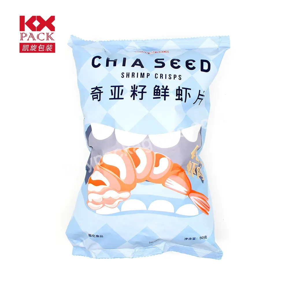 Custom Printed Snack Food Packaging Bag And Potato Chips Bag