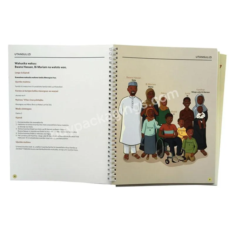 Custom Printed Softcover Books OEM Text Book Full Color Textbook Printing