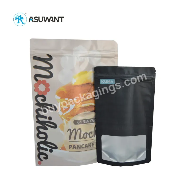 Custom Printed Stand Up Foil Food Packaging Bags With Full Colors Printing