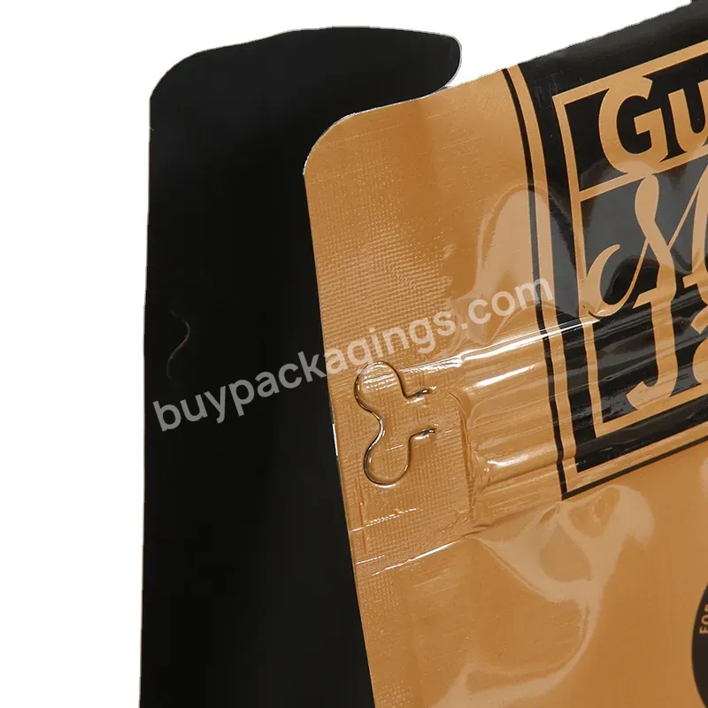 Custom Printed Stand Up Pouch Ziplock Coffee Packaging Bags