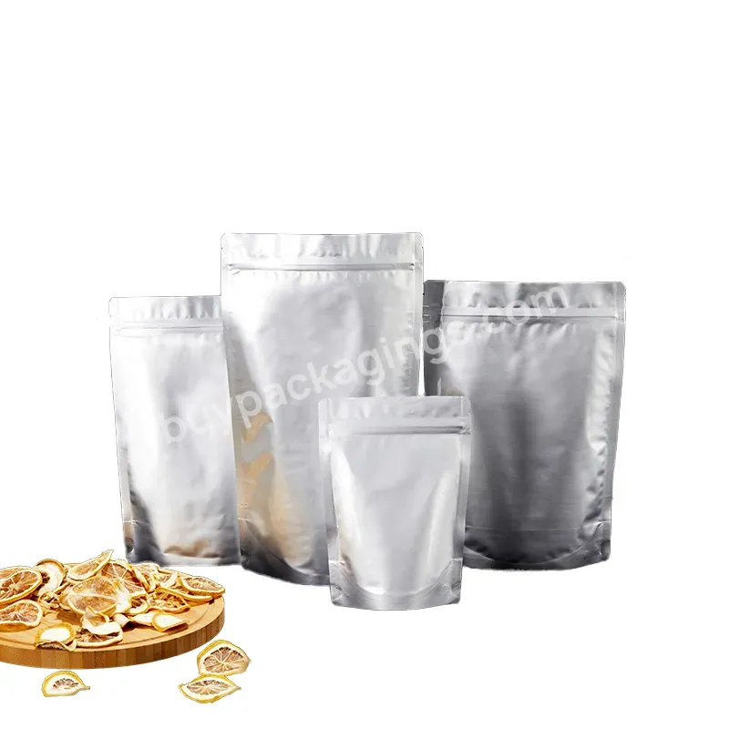 Custom Printed Stand Up Pouches Foil Seal Bags 35*50+6 Food Aluminum Foiled Bags