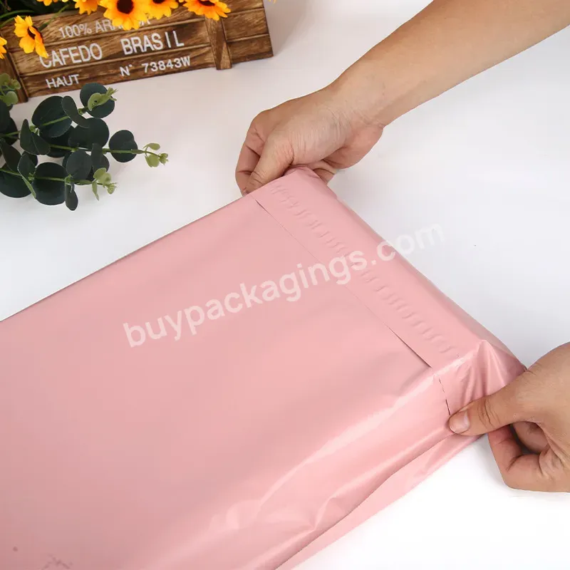 Custom Printed Strong Adhesive Mailing Packaging Bag Compostable Poly Mailer Bags Packaging Pink Mail Shipping Delivery Polybags - Buy Eco Friendly Custom Logo Compostable Poly Mailer Bags,Packaging Pink Transport Mail Bag For Clothing Shipping Deliv