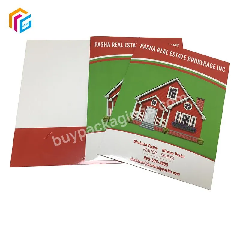 Custom Printed Two Pockets Folders, printing A4 document, Presentation Folder Printing