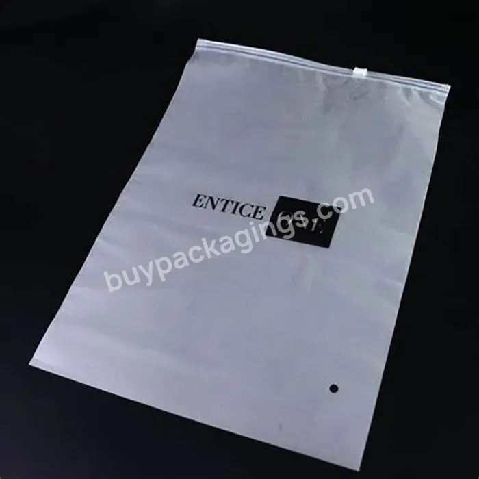 Custom Printed Uk Small Gold /silver Reusable Zip Lock Zippered Frosted Plastic Gusset Pouch Clothing Bags With Logo - Buy Zip Lock Bags With Logo,Zip Lock Bags Small,Zip Lock Clothing Bag.