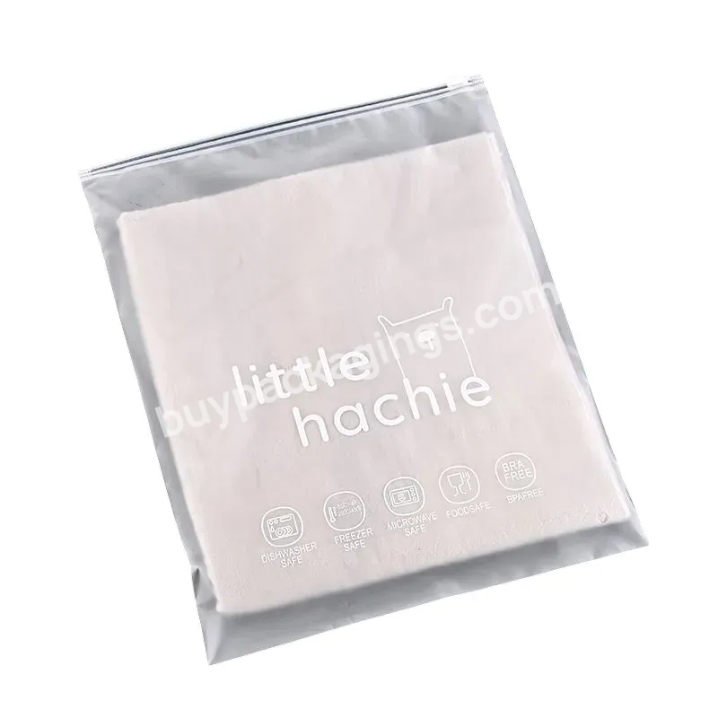 Custom Printed Underwear Packaging Bags Transparent Self-sealing Bags Ziplock Bag Thickened Dustproof T-shirt Packaging
